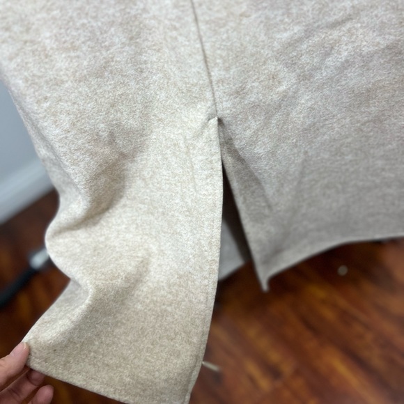 OGL Cashmere-like A-Line Midi Skirt - Picture 6 of 10